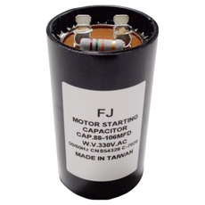 正典UCHI電子 台灣製 啟動電容 88-106MFD 330V.AC 端子型 冷凍櫃壓縮機適用, 1個