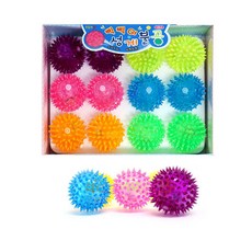 1500 삑삑이 성게 불 공 LED 반짝반짝 볼, 4개
