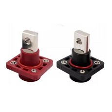 200A 풀 코퍼 리튬 배터리 터미널 포스트 내구성 있는 에너지 저장 커넥터 자동차 가정용, 01 YQ-FM8M6-200A Black