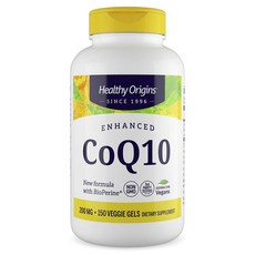 Healthy Origins 增強型輔酶Q10素食膠囊 200mg, 1個, 150片