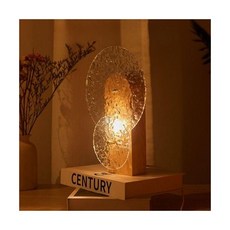 물결 무드등 바다 램프 선셋 윤슬 취침등 침실 웨이브 크리스탈 오로라144581, 원목+아크릴(USB 이중모델)144581