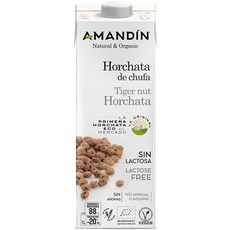 스페인 아만딘 락토프리 타이거넛 오르차타 드링크 음료 amandin tiger nut horchata, 2개, 1L