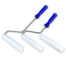 日式高彈棉迷你滾刷 中型滾刷 低飛濺 好清洗 油漆滾筒 乳膠漆 室內油漆DIY首選, 1個