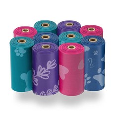 Best Pet Supplies 강아지 배변 봉투 찢어짐 방지 강아지 쓰레기 봉투 리필 d2w 조절 라이프 플라스틱 기술, 다양한 색상 2