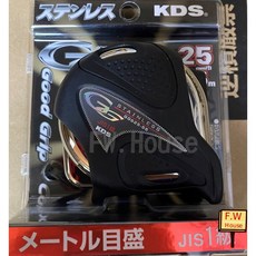 KDS GGS 高級白鐵捲尺 5.5M*25MM 日本製, 1個, GGS-公分