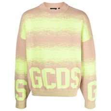 GCDS 데그라데 코튼 스웨터