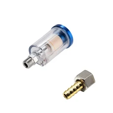 스프레이 건 공기 조절기 게이지 인라인 오일 워터 트랩 필터 분리기 EU/JP/US 어댑터 에어 브러시 AF-02, 07 US Fliter Kit, 1개