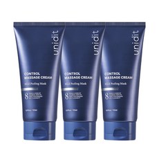 콘트롤 마사지 크림 각질제거 피지 모공 진정 8가지 임상완료, 3개, 150ml