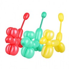 100개입 강아지 국산 풍선대통령 요술 260 풍선 네오텍스 만들기, 1개, 260N파스텔 라임그린(100p)