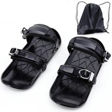 숏스키 미니 스키 인라 성인용 스노우보드 호환 부츠 슬라이딩 플라스틱 신발 크로스 컨트리 버전, 1) 002-bag, 1개