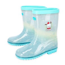 포차코 민트 글리터 트로피칼 어린이 아동 PVC 장화