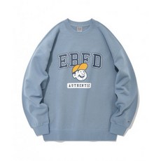 EBBETS FIELD 美國棉重磅無刷毛大學踢, 霧霾藍,XL