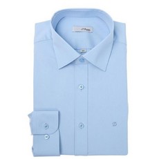 [백화점 정품] 에스티듀퐁 25FW 블루 스트레치 소재 슬림핏 셔츠SE5FM21LS311SBU