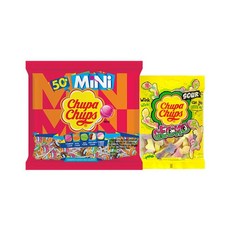 츄파춥스 미니 50개입 + 사워게코 젤리 90g 3봉, 1개, 570g