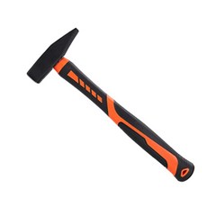 纖維柄重型磚槌 鐵鎚 磚錘 膠柄磚槌 磚鎚 附發票 耐用施工工具, 1個
