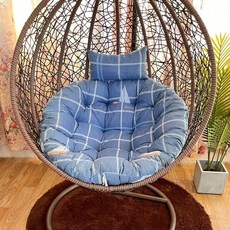 흔들의자쿠션 라탄 안락 등박이 방석 시트 리클라이너 쿠션 의자 체어 쇼파, 1개, M. 플 세일보트