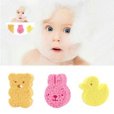 알록달록 아동 목욕 스펀지 아기스펀지목욕 1p 204933, 오리