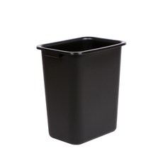 지오리빙 스윙 휴지통 14L~50L, 오픈형 35L 블랙, 1개