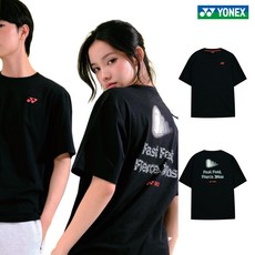 요넥스 남자 여자 공용 오버빗 반팔티 253TS041U