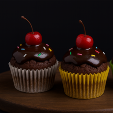 머핀 주름컵, 1개, 200개입, 무지