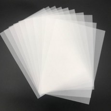 [슈리필름] KC인증 반투명(10매) 슈링클스 슈링클스 종이 키링 만들기 재료, 화이트