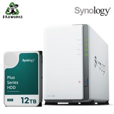 시놀로지 나스 DS223j 2Bay NAS HAT3310 12TBX1EA 하드디스크 합본