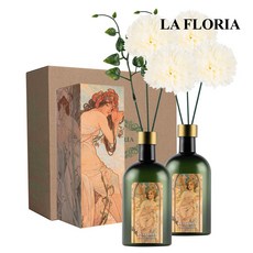 라플로리아 꽃 디퓨저, 2개, 500ml, S4.신혼부부꽃향/B2.국화(중)-L12/화이트