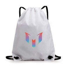 抽繩束口包足球鞋袋收納袋 足球包手拎足球袋 大容量雙肩運動包 可客製化, 寶藍,彩色mc-小號【可裝鞋】, 1個