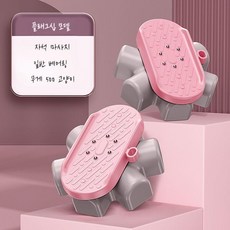 허리운동기구 회전보드 다리근력 분리형 실내 코어운동 홈트용, C. 플래그십파우더마그넷마사지일반베어링하중베어링250k