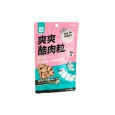 怪獸部落 爽爽酷肉粒 野味凍乾零食，天然食材，酥脆口感，無添加，貓咪零食首選, 1個, 20g
