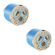 디피하우스 수전 카트리지 수도꼭지 누수 교체용, 스카이블루, 2개