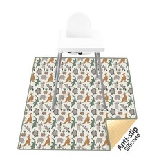 跨境寶寶爬行墊兒童高腳餐椅防滑墊外出野餐墊防髒防水椅子地墊, SMT105-EF614