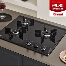 린나이 빌트인 가스레인지 3구 RBR-NC310DJ The built in 가스 쿡탑 린나이공식대리점, LPG, 제품만구매 - 택배