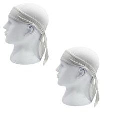 센드마이러브 남자 메쉬 쿨두건 통풍형 헤어두건, 2개, 화이트