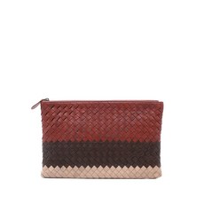 보테가 베네타 중고 2012-2026 트라이컬러 나파 인트레치아토 클러치