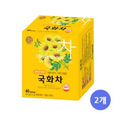 송원식품 우리차 국화차 40T+40T, 0.5g, 40개입, 2개