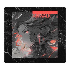Crit Gaming Airwalk 밸런스 컨트롤 게이밍 마우스패드 450 x 400 x 4 mm, 1개, LN-003