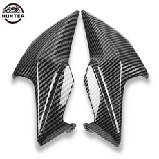 [호환] 가와사키 Z 900 2020-2022 2023 오토바이 전조등 사이드 커버 패널 페어링 부리 카울 액세서리, 10 D-Carbon Fiber Look, 01 China Mainland