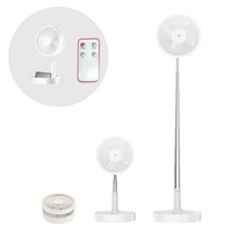 [무선 폴딩]바이브 브라인 폴딩 v7 무선 미니 선풍기 캠핑 사무실 탁상 길이조절가능, V7 화이트