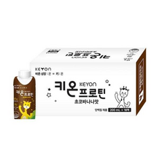 함소아 키온 프로틴 어린이단백질음료 초코바나나맛, 18팩, 200ml