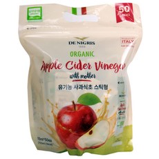 데니그리스 유기농 사과식초 스틱형 15ml 50개 코스트코, 1개, 750L