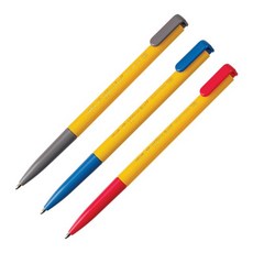 덕플러스문구 오피스볼펜 1.0 (12개 1세트), 검정, 1개