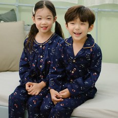 알콩단잠 3-14세 아동잠옷 국내생산 순면 남아/여아 유아동 주니어 파자마 실내복 상하복 세트 (9967)