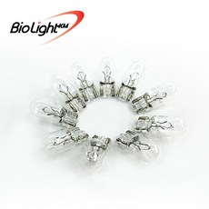 [바이오라이트] 12V 10개 미등 실내등 번데기등 전구, T10, 1세트