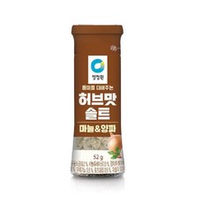 청정원 허브맛솔트 마늘&양파, 52g, 1개