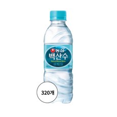 [백산수 330 ml] 유라벨/ 무라벨 교차 발송 280 300 320 350 빠른배송, 320개, 330ml