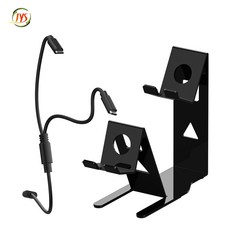 JYS 雙手把充電座與充電線組, Black, 1個, JYS Steam Machine 手把金屬支架 JYS-SDM012
