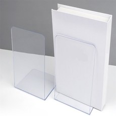 라포픽 투명 L형 북엔드 2P 책정리대