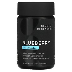 스포츠리서치 블루베리 Blueberry Fruit 800mg 60정, 1개