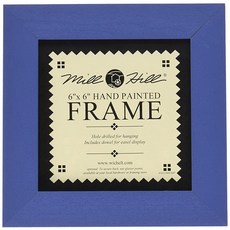 Mill Hill 나무 프레임 매트 페리윙클 15.2 x 15, Mill Hill 나무 프레임, 매트 페리윙클, 15.